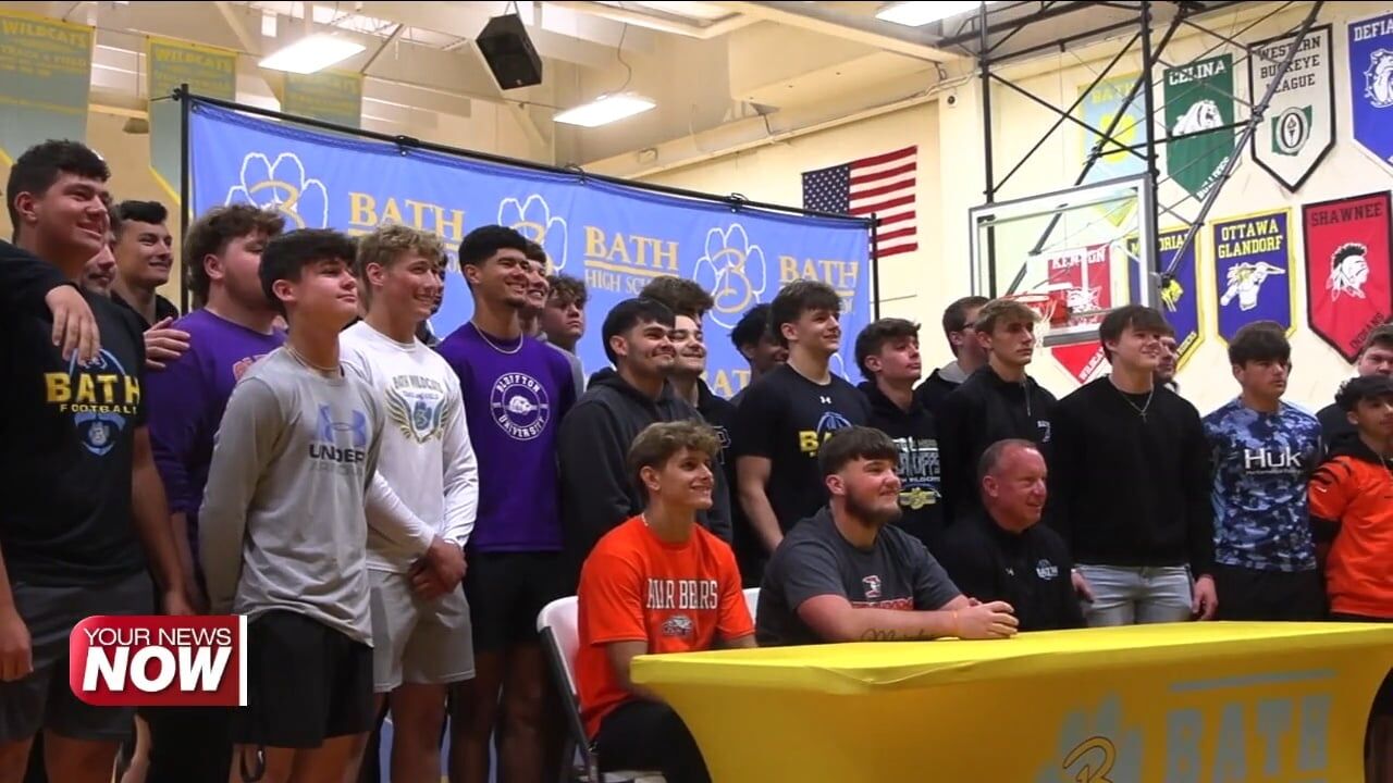 Five Bath seniors sign to continue athletic careers in college